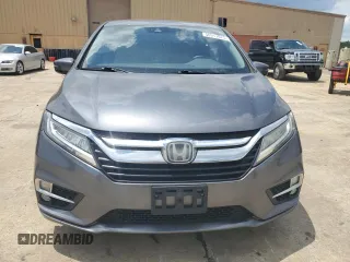 2018 Honda Odyssey Elite with VIN 5FNRL6H96JB015464, listed as a Copart auction lot 56911075 with 120,868 mi miles and Clean title. Bid and sale history available at DreamBid. Image 5.