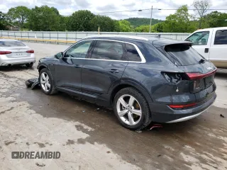 2019 Audi e-tron Premium Plus with VIN WA1LAAGE7KB024699, listed as a Copart auction lot 53759883 with 19,340 mi miles. Bid and sale history available at carsss.com. Image 2.