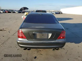 2003 Mercedes-Benz S 55 AMG with VIN WDBNG74J23A378637, listed as a Copart auction lot 88428295 with 128,658 mi miles and Salvage Title. Bid and sale history available at DreamBid. Image 6.