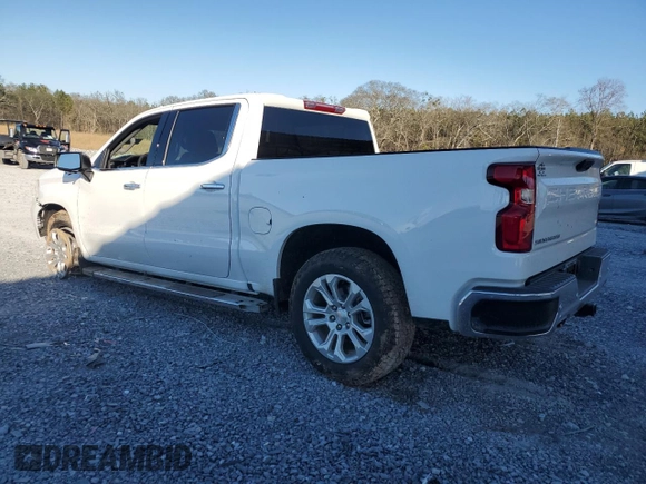 2023 Chevrolet Silverado 1500 LTZ with VIN 2GCUDGED6P1129286, listed as a Copart auction lot 87196464 with 14,662 mi miles and Salvage Title. Bid and sale history available at carsss.com. Image 2.