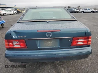 2000 Mercedes-Benz SL-Class with VIN WDBFA68F2YF189776, listed as a Copart auction lot 86550124 with 107,479 mi miles and Salvage Title. Bid and sale history available at carsss.com. Image 6.