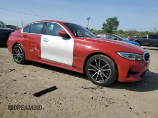 2020 BMW 3 Series 330i with VIN 3MW5R1J03L8B22097, listed as a Copart auction lot 54846115 with 109,637 mi miles and Salvage title. Bid and sale history available at DreamBid. Image 4.