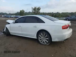 2017 Audi A8 L with VIN WAU44AFDXHN006499, listed as a Copart auction lot 74043014 with 73,043 mi miles and Salvage Title. Bid and sale history available at carsss.com. Image 2.