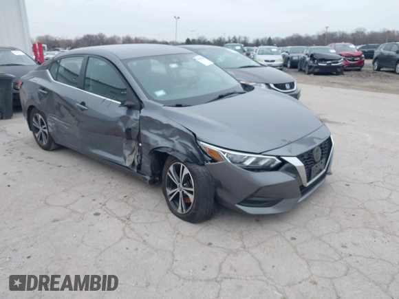 2020 Nissan Sentra SV z VIN 3N1AB8CV4LY267773, wystawiony jako IAAI lot #41969540 z przebiegiem 93 539 mil mil oraz . Historia ofert i sprzedaży dostępna na DreamBid. Obrazek 1.