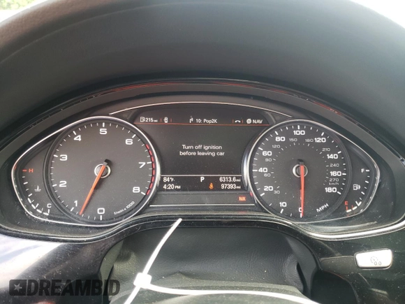 2018 Audi A8 z VIN WAU44AFD5JN000616, wystawiony jako Copart lot #71856744 z przebiegiem 97 393 mil mil oraz Szkoda całkowita • Salvage title. Historia ofert i sprzedaży dostępna na DreamBid. Obrazek 9.