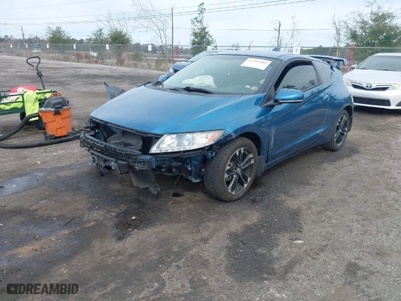2014 Honda CR-Z EX with VIN JHMZF1D63ES000885, listed as a IAAI auction lot 41704583 with 71,552 mi miles. Bid and sale history available at carsss.com. Image 2.