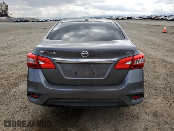 2018 Nissan Sentra S with VIN 3N1AB7AP5JY341116, listed as a Copart auction lot 43018125 with 79,349 mi miles and Salvage Title. Bid and sale history available at carsss.com. Image 6.