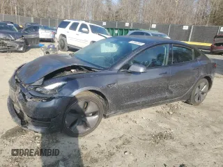 2021 Tesla Model 3 Long Range with VIN 5YJ3E1EB3MF979714, listed as a Copart auction lot 42063305 with Not Provided miles and Salvage Title. Bid and sale history available at carsss.com. Image 1.