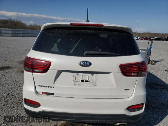 2019 Kia Sorento LX with VIN 5XYPGDA33KG452127, listed as a Copart auction lot 49794925 with 125,840 mi miles and Salvage Title. Bid and sale history available at carsss.com. Image 6.