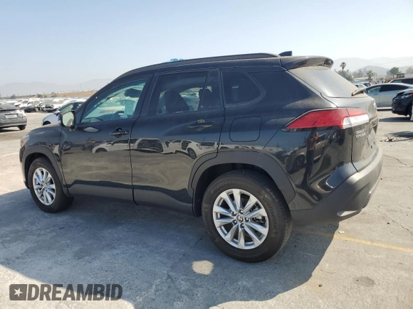 2023 Toyota Corolla Cross LE with VIN 7MUCAABG1PV050123, listed as a Copart auction lot 61384845 with 30,712 mi miles and Salvage title. Bid and sale history available at DreamBid. Image 2.