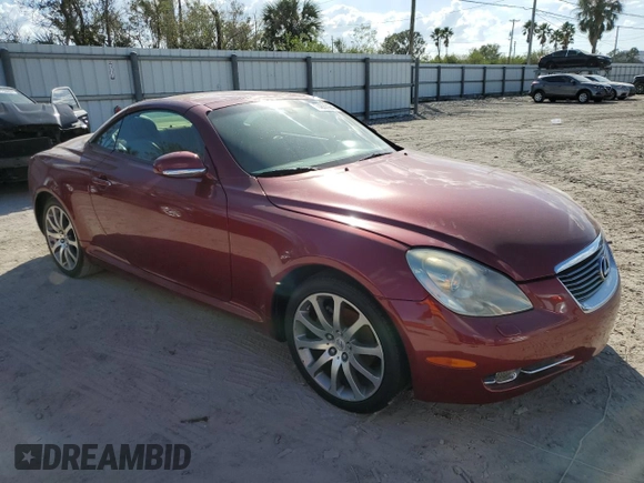2007 Lexus SC 430 with VIN JTHFN45Y179015810, listed as a Copart auction lot 74630984 with 240,212 mi miles and Salvage Title. Bid and sale history available at DreamBid. Image 4.