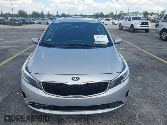 2017 Kia Forte LX with VIN 3KPFK4A75HE030220, listed as a IAAI auction lot 42004997 with 212,484 mi miles. Bid and sale history available at carsss.com. Image 6.