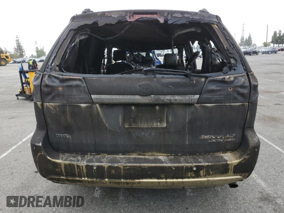 2005 Toyota Sienna XLE with VIN 5TDBA22C05S048417, listed as a Copart auction lot 58529365 with Not provided miles and Salvage title. Bid and sale history available at DreamBid. Image 6.