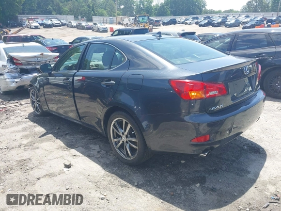 2008 Lexus IS 250 with VIN JTHBK262382072316, listed as a IAAI auction lot 42271350 with 170,208 mi miles and . Bid and sale history available at DreamBid. Image 3.