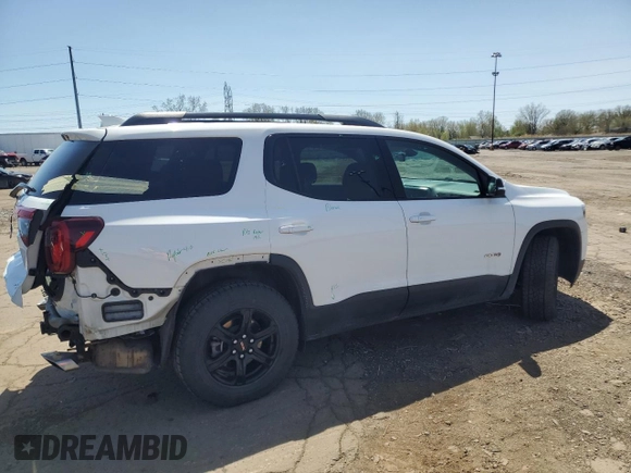 2020 GMC Acadia AT4 z VIN 1GKKNLLS3LZ171600, wystawiony jako Copart lot #54666755 z przebiegiem 38 347 mil mil oraz Szkoda całkowita • Salvage title. Historia ofert i sprzedaży dostępna na DreamBid. Obrazek 3.