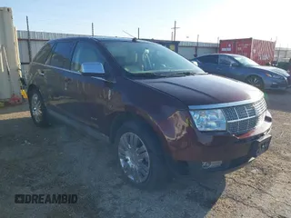 2009 Lincoln MKX with VIN 2LMDU88CX9BJ02825, listed as a IAAI auction lot 41946040 with 171,395 mi miles. Bid and sale history available at carsss.com. Image 1.
