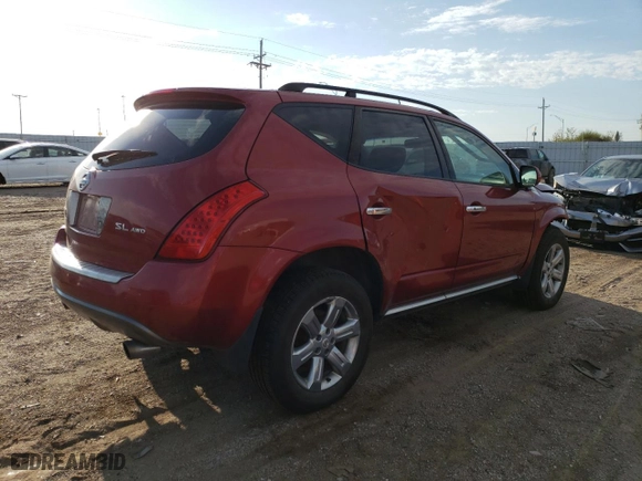 2006 Nissan Murano SE with VIN JN8AZ08W26W525638, listed as a Copart auction lot 66884083 with 184,381 mi miles and Salvage Title. Bid and sale history available at carsss.com. Image 3.