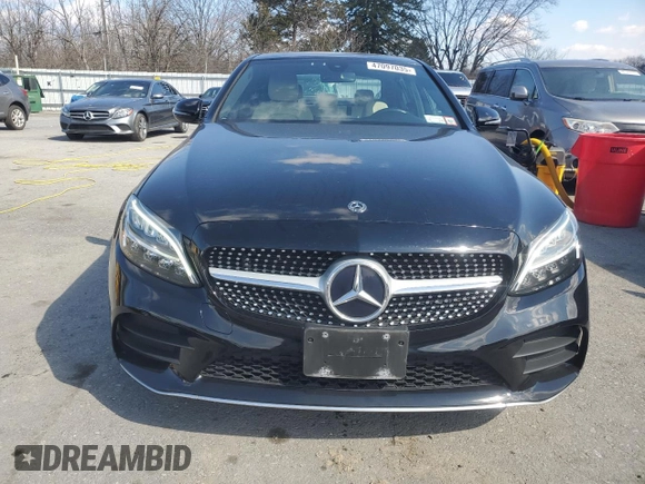2020 Mercedes-Benz C 300 with VIN 55SWF8EBXLU328905, listed as a Copart auction lot 47097035 with 41,265 mi miles and Clean Title. Bid and sale history available at DreamBid. Image 5.
