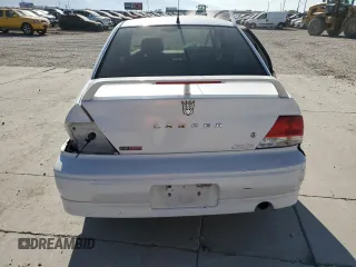 2002 Mitsubishi Lancer OZ-Rally with VIN JA3AJ86E72U081253, listed as a Copart auction lot 48244185 with 260,671 mi miles and Salvage Title. Bid and sale history available at carsss.com. Image 6.