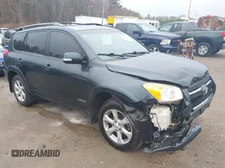 2012 Toyota RAV4 Limited with VIN 2T3DK4DVXCW081811, listed as a IAAI auction lot 41853754 with 162,934 mi miles. Bid and sale history available at carsss.com. Image 1.