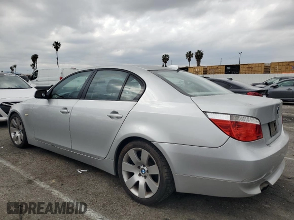 2006 BMW 5 Series 530i with VIN WBANE73546CM42338, listed as a Copart auction lot 50972655 with 133,483 mi miles and Salvage Title. Bid and sale history available at carsss.com. Image 2.