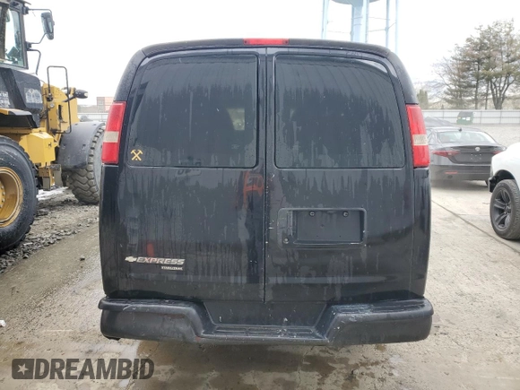 2013 Chevrolet Express Cargo with VIN 1GCSGAFX0D1161799, listed as a Copart auction lot 53079035 with 190,408 mi miles and Salvage Title. Bid and sale history available at DreamBid. Image 6.