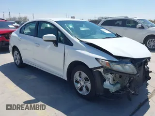 2014 Honda Civic Sedan LX with VIN 19XFB2F59EE221808, listed as a IAAI auction lot 41800885 with 143,365 mi miles. Bid and sale history available at carsss.com. Image 1.