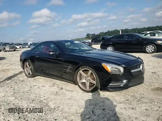 2015 Mercedes-Benz SL 550 with VIN WDDJK7DA7FF034796, listed as a Copart auction lot 71477874 with 53,842 mi miles and Salvage title. Bid and sale history available at DreamBid. Image 10.