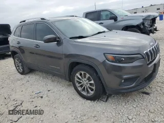 2020 Jeep Cherokee Latitude Plus with VIN 1C4PJLLB9LD548909, listed as a Copart auction lot 44524555 with 88,129 mi miles and Salvage Title. Bid and sale history available at carsss.com. Image 4.