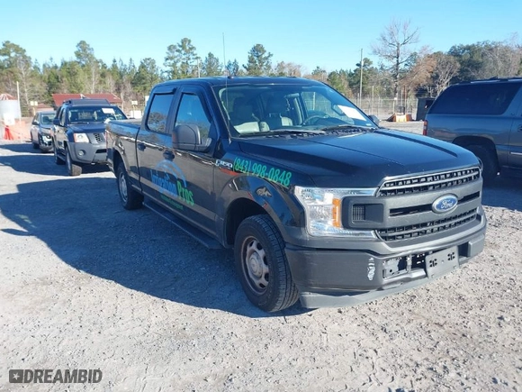2018 Ford F-150 XL with VIN 1FTEW1CP0JFB02822, listed as a IAAI auction lot 41259871 with 125,954 mi miles. Bid and sale history available at carsss.com. Image 1.