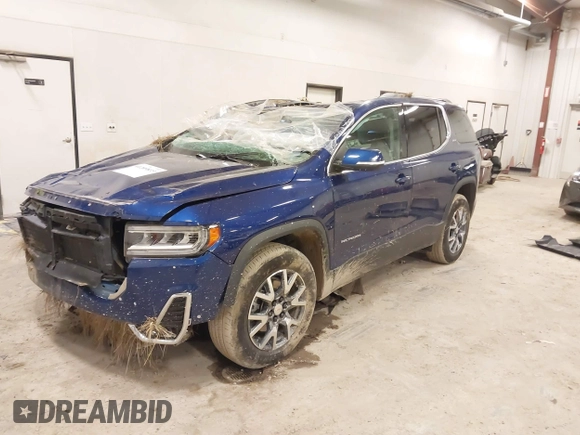 2023 GMC Acadia SLT with VIN 1GKKNULS3PZ232990, listed as a IAAI auction lot 41209833 with 12,105 mi miles and . Bid and sale history available at DreamBid. Image 2.