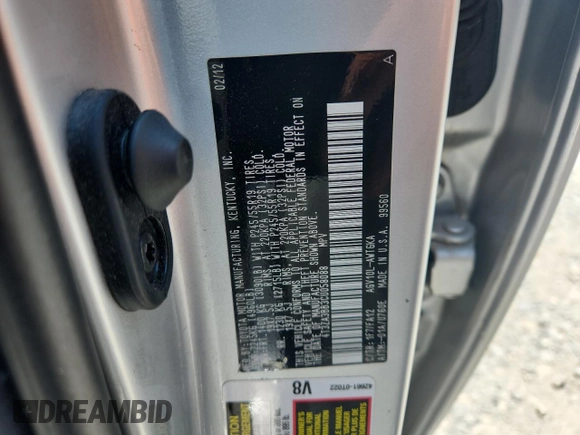 2012 Toyota Venza LE with VIN 4T3ZA3BB3CU058088, listed as a Copart auction lot 60002895 with 90,077 mi miles and Salvage title. Bid and sale history available at DreamBid. Image 13.