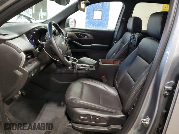 2023 Chevrolet Traverse LT with VIN 1GNEVHKW9PJ100679, listed as a Copart auction lot 62877185 with 38,484 mi miles and Salvage title. Bid and sale history available at DreamBid. Image 7.