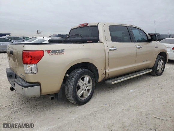 2010 Toyota Tundra 4WD Truck LTD with VIN 5TFHW5F14AX095802, listed as a Copart auction lot 42676385 with 0 mi miles and Salvage Title. Bid and sale history available at carsss.com. Image 3.
