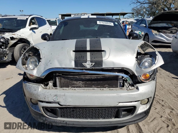2014 MINI Coupe S z VIN WMWSX3C57ET409158, wystawiony jako Copart lot #81650034 z przebiegiem 118 523 mil mil oraz Szkoda całkowita • Salvage title. Historia ofert i sprzedaży dostępna na DreamBid. Obrazek 5.