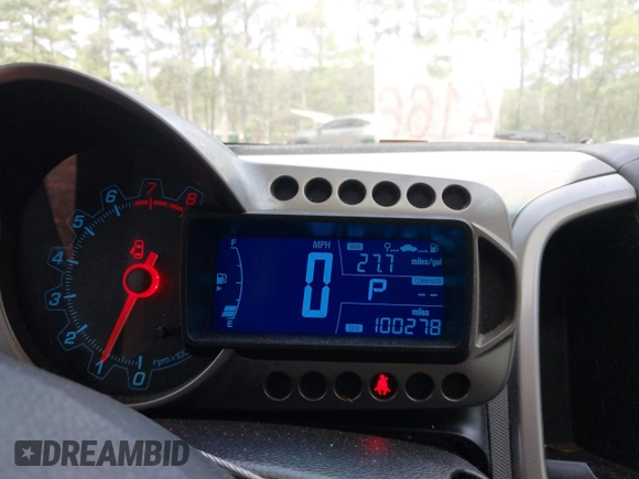 2016 Chevrolet Sonic LS with VIN 1G1JA6SH2G4167608, listed as a IAAI auction lot 42094415 with 100,278 mi miles and . Bid and sale history available at DreamBid. Image 7.