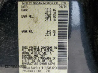 2015 Nissan Altima SV z VIN 1N4AL3AP2FC116869, wystawiony jako Copart lot #56748255 z przebiegiem 129 818 mil mil oraz Czysty tytuł • Clean title. Historia ofert i sprzedaży dostępna na DreamBid. Obrazek 12.