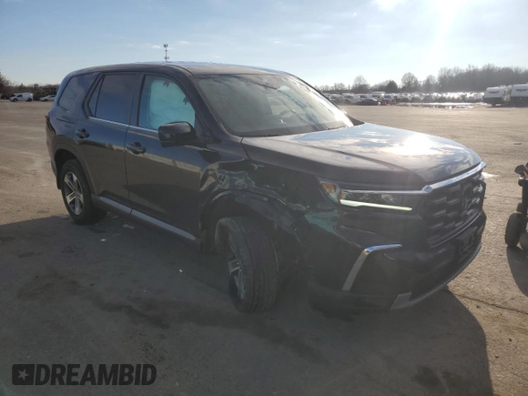 2023 Honda Pilot EX-L with VIN 5FNYG1H48PB044027, listed as a Copart auction lot 85114474 with 12,986 mi miles and Salvage title. Bid and sale history available at DreamBid. Image 4.
