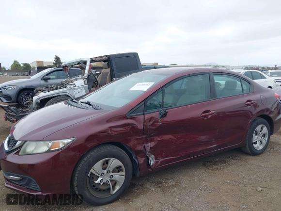 2014 Honda Civic LX z VIN 19XFB2F54EE262041, wystawiony jako IAAI lot #42368360 z przebiegiem 126 820 mil mil oraz . Historia ofert i sprzedaży dostępna na DreamBid. Obrazek 6.