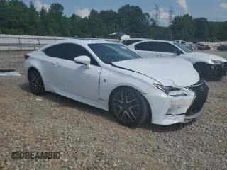 2017 Lexus RC 200t with VIN JTHHA5BC9H5007109, listed as a Copart auction lot 60424705 with 52,543 mi miles and Salvage title. Bid and sale history available at DreamBid. Image 4.