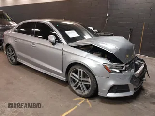 2018 Audi A3 Sedan Premium Plus with VIN WAUJ8GFF5J1027205, listed as a IAAI auction lot 41731155 with 66,098 mi miles. Bid and sale history available at carsss.com. Image 1.