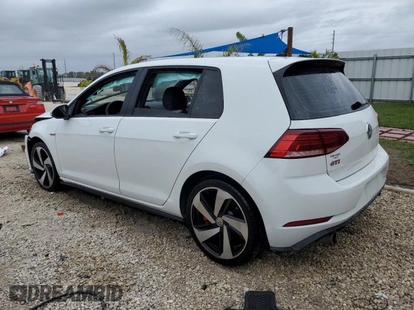 2020 Volkswagen Golf GTI S with VIN 3VW6T7AU0LM006682, listed as a Copart auction lot 38932044 with 50,030 mi miles. Bid and sale history available at carsss.com. Image 2.