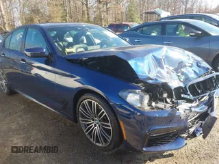 2017 BMW 5 Series 530i xDrive with VIN WBAJA7C32HG907106, listed as a IAAI auction lot 41020855 with 70,650 mi miles and . Bid and sale history available at carsss.com. Image 1.