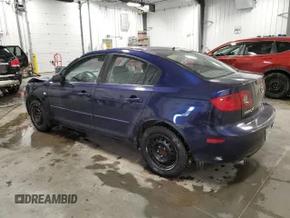 2005 Mazda 3 i with VIN JM1BK12F451224352, listed as a Copart auction lot 44708585 with 156,698 mi miles and Salvage Title. Bid and sale history available at DreamBid. Image 2.