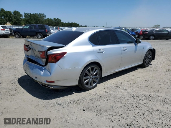 2015 Lexus GS 350 with VIN JTHBE1BL4FA014637, listed as a Copart auction lot 52220053 with 66,330 mi miles. Bid and sale history available at carsss.com. Image 3.