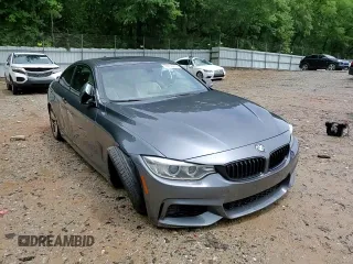 2015 BMW 4 Series 435i with VIN WBA3R1C50FK193213, listed as a Copart auction lot 58164215 with 109,366 mi miles and Salvage title. Bid and sale history available at DreamBid. Image 13.