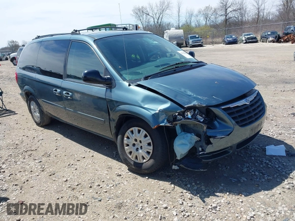 2005 Chrysler Town & Country LX with VIN 2C4GP44R75R267644, listed as a IAAI auction lot 42122611 with 107,802 mi miles and . Bid and sale history available at DreamBid. Image 1.