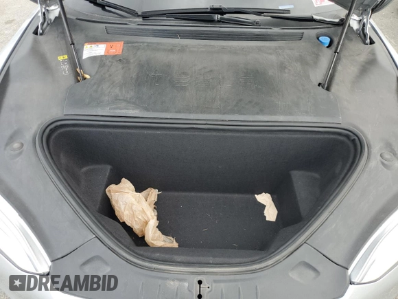 2018 Tesla Model S 75D with VIN 5YJSA1E2XJF254775, listed as a Copart auction lot 59014735 with 81,105 mi miles and Salvage title. Bid and sale history available at DreamBid. Image 11.