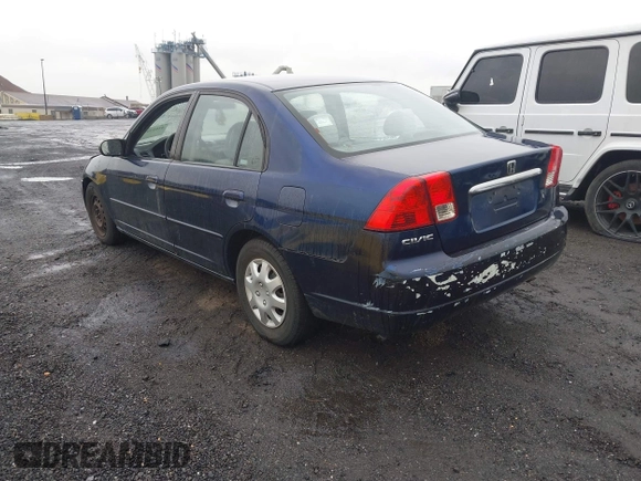 2003 Honda Civic LX with VIN 2HGES165X3H564619, listed as a IAAI auction lot 42017947 with 125,518 mi miles. Bid and sale history available at carsss.com. Image 3.