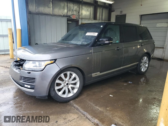 2016 Land Rover Range Rover Supercharged with VIN SALGS3EF1GA244616, listed as a Copart auction lot 47232395 with 115,431 mi miles and Salvage Title. Bid and sale history available at carsss.com. Image 1.